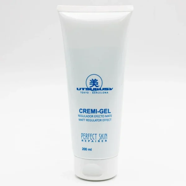 Cremi-Gel Creme 200 ml Kabinenware von Utsukusy Cosmetics - Gesichtscreme bei fettiger Haut und zu Akne neigender Haut