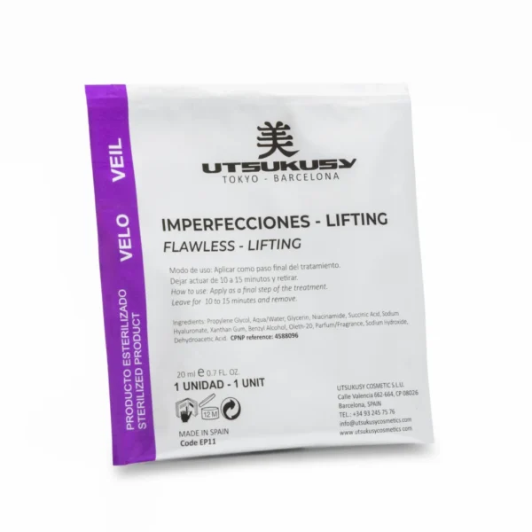 Flawless Lifting Mask - Sterile Gesichtsmaske (Vliesmaske) bei Pigmentflecken und Hautflecken von Utsukusy Cosmetics