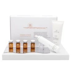 Tranex White Professional Set von Utsukusy Cosmetics - Kabinenware - Microneedling Serum, Gesichtscreme u. Gesichtsmaske bei Hyperpigmentierung